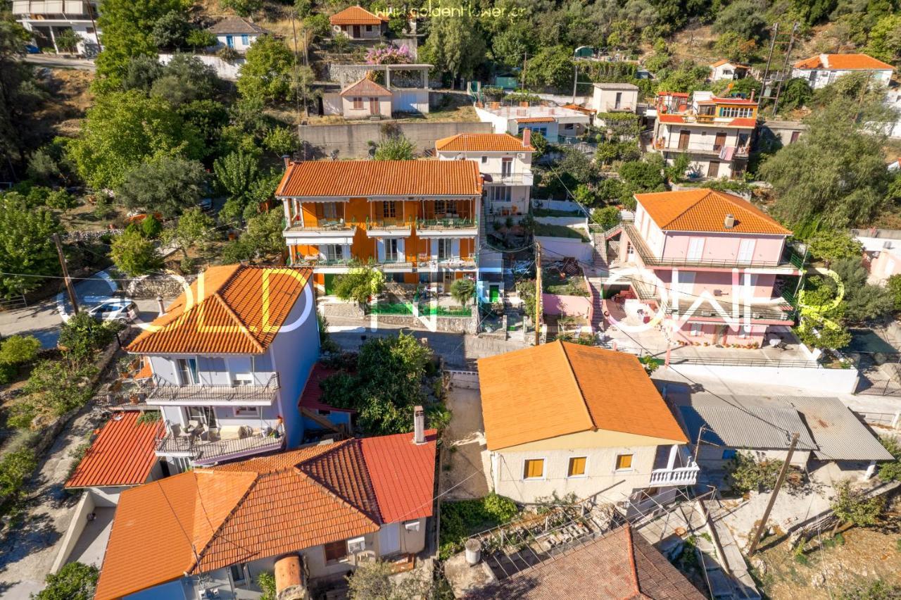 Golden Flower'S Apartment Poros  Luaran gambar